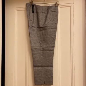 Talbots Size 14W silver metallic capris